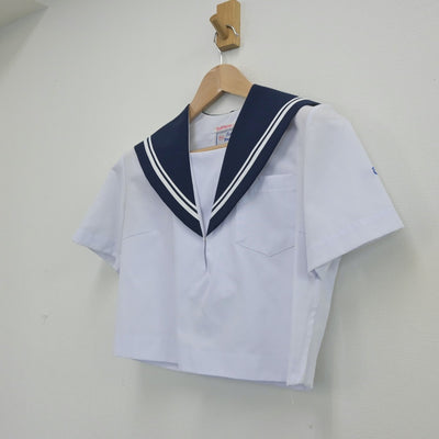 【中古】愛知県 豊田西高等学校 女子制服 2点（セーラー服）sf013406