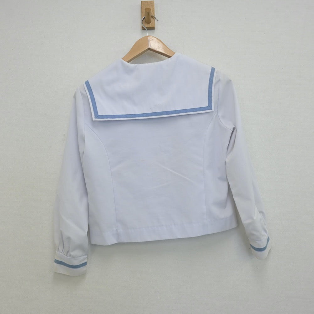 【中古】静岡県 沼津西高等学校 女子制服 2点（セーラー服・スカート）sf013414