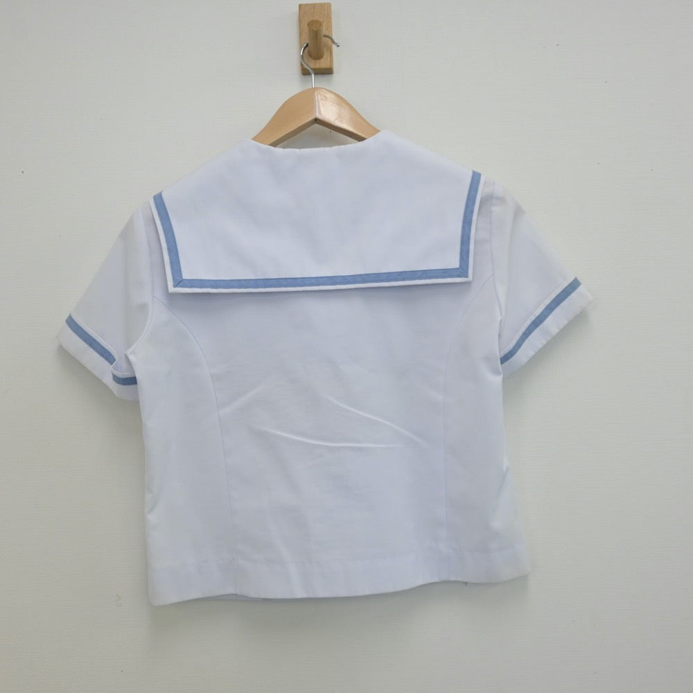 【中古】静岡県 沼津西高等学校 女子制服 2点（セーラー服・スカート）sf013415