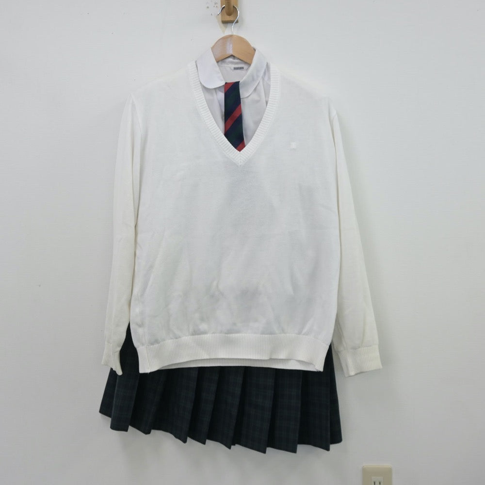 中古制服】福岡県 福岡第一高等学校 女子制服 5点（ブレザー