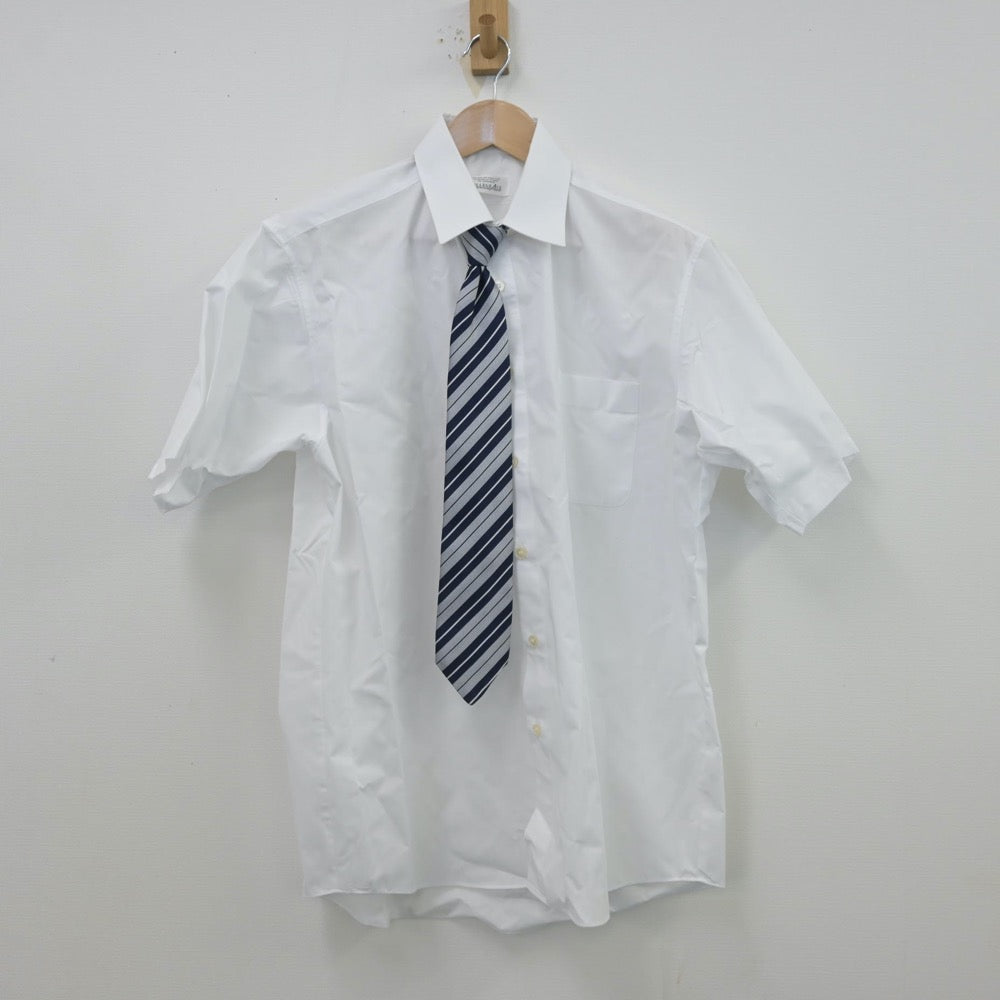 【中古】静岡県 三島南高等学校 女子制服 3点（シャツ・ニットベスト）sf013427