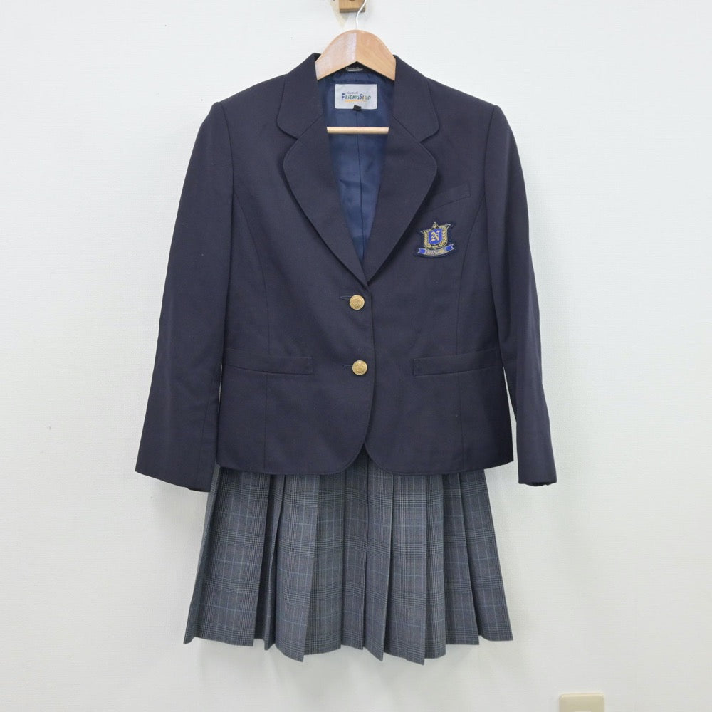 【中古】東京都 中川中学校 女子制服 2点（ブレザー・スカート）sf013443