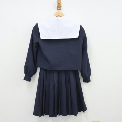 【中古】愛知県 港北中学校 女子制服 3点（セーラー服・スカート）sf013456