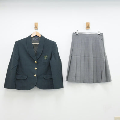 【中古】大阪府 農芸高等学校 女子制服 4点（ブレザー・スカート）sf013459