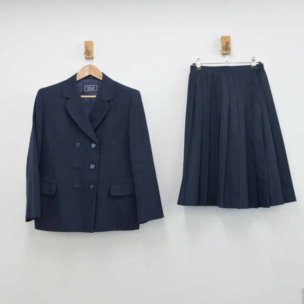 【中古】埼玉県 大宮北中学校 女子制服 3点（ブレザー・ベスト・スカート）sf013466