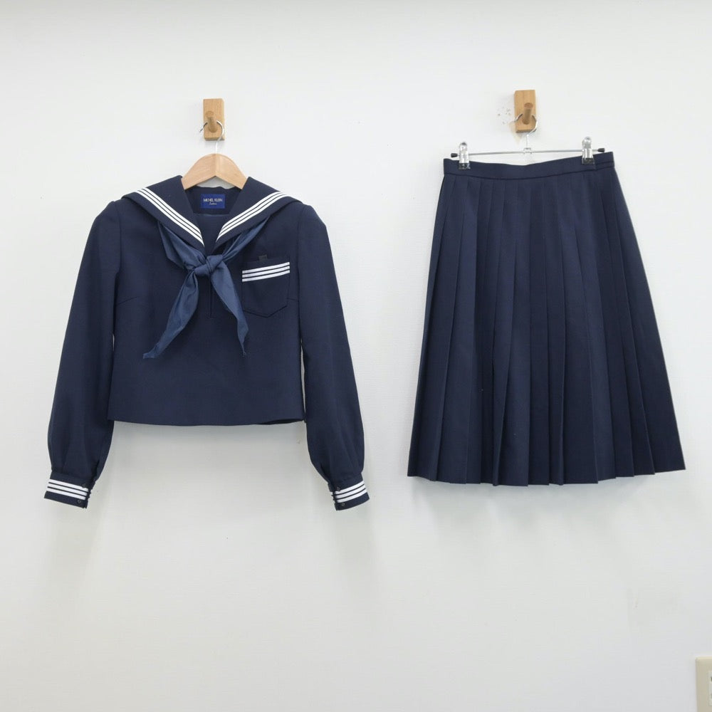 中古制服】兵庫県 龍野東中学校 女子制服 3点（セーラー服・スカート）sf013468【リサイクル学生服】 | 中古制服通販パレイド