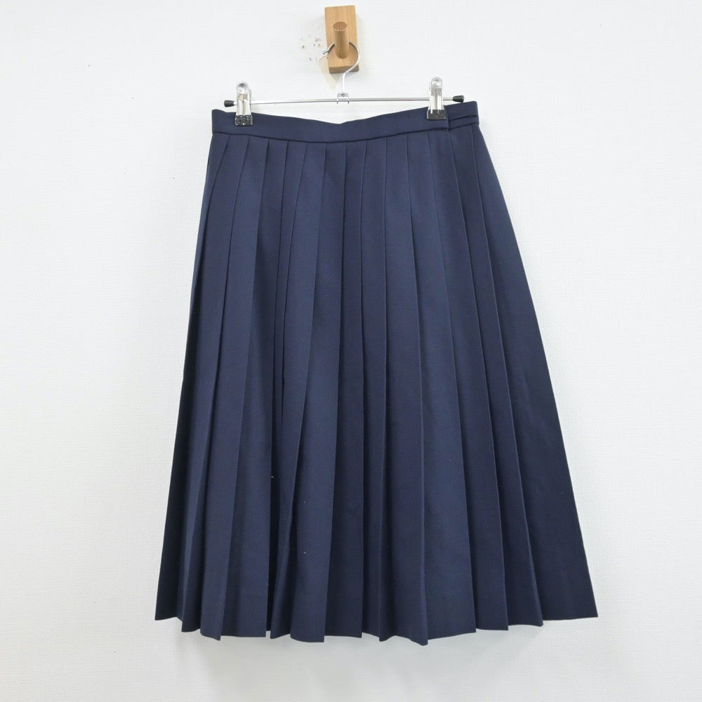 【中古】兵庫県 龍野東中学校 女子制服 3点（セーラー服・スカート）sf013468