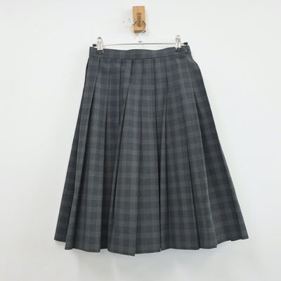 【中古】静岡県 商業高等学校 女子制服 2点（シャツ・スカート）sf013480