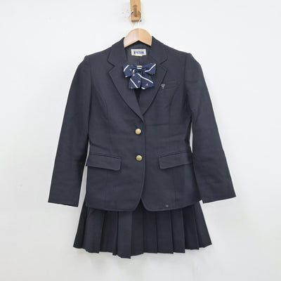 【中古】東京都 日本大学鶴ヶ丘高等学校 女子制服 4点（ブレザー・スカート）sf013489