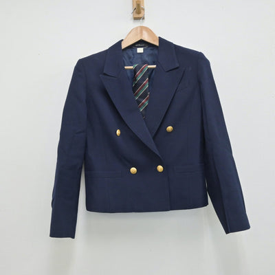 【中古】東京都 中央大学杉並高等学校 女子制服 3点（ブレザー・スカート）sf013491