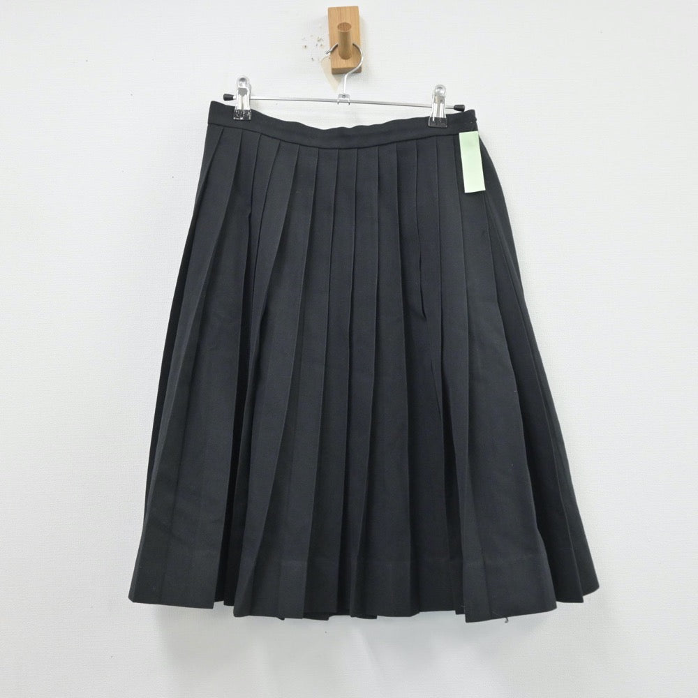 【中古】沖縄県 港川中学校 女子制服 3点（セーラー服・スカート）sf013507