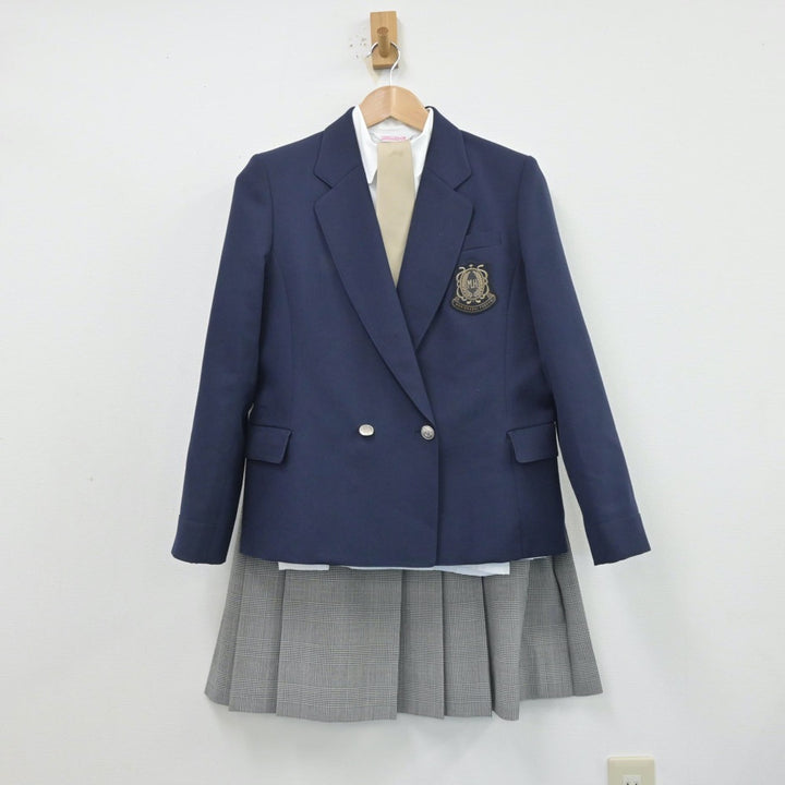 中古制服】岩手県 盛岡大学附属高等学校 女子制服 5点（ブレザー・シャツ・ニット・スカート）sf013513【リサイクル学生服】 |  中古制服通販パレイド