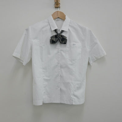 【中古】千葉県 木更津東高等学校 女子制服 4点（シャツ・ニットベスト・スカート）sf013515