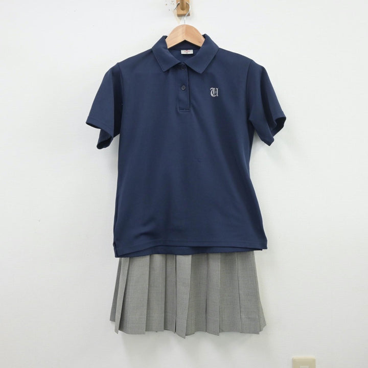 【中古制服】山梨県 上野原高等学校 女子制服 2点（シャツ・スカート）sf013521【リサイクル学生服】 | 中古制服通販パレイド