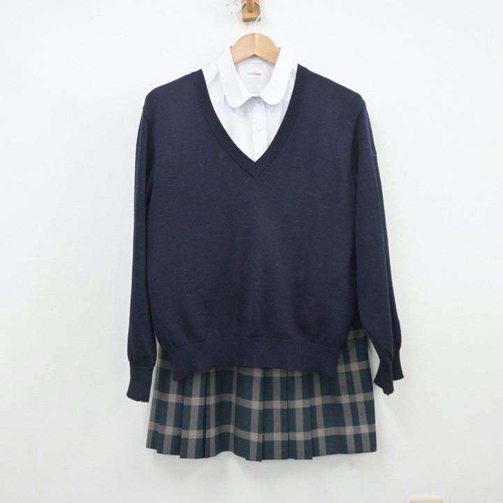 【中古制服】山梨県 上野原高等学校 女子制服 4点（ブレザー・シャツ・ニット・スカート）sf013522【リサイクル学生服】 | 中古制服通販パレイド