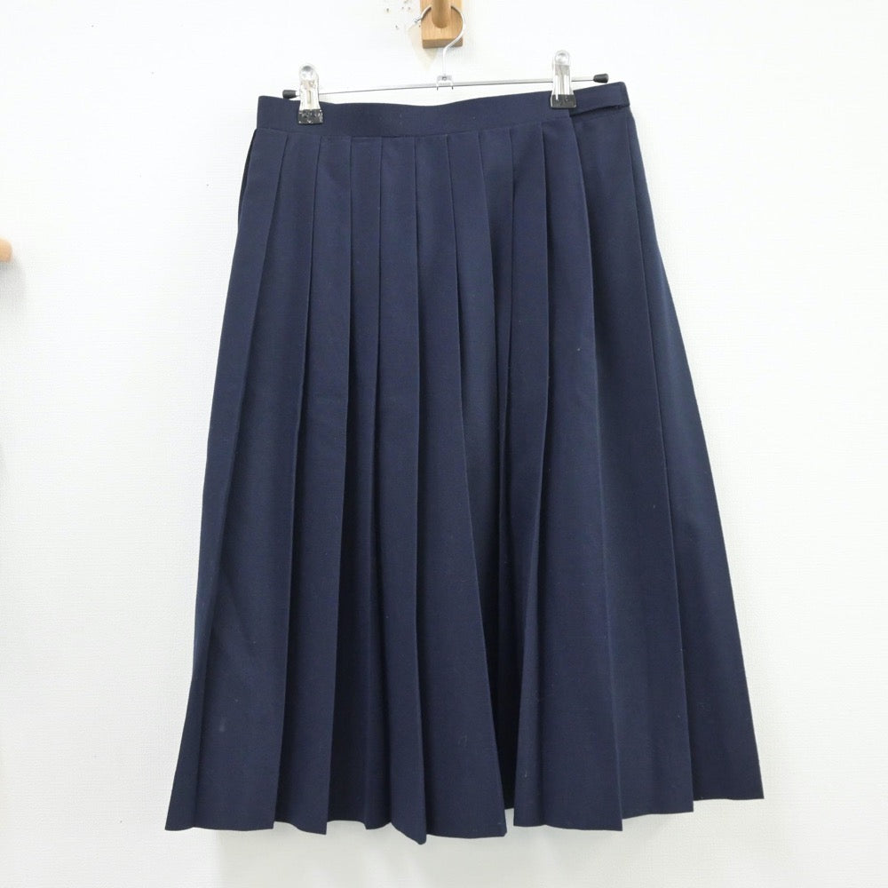 【中古】埼玉県 南浦和中学校 女子制服 2点（ベスト・スカート）sf013523