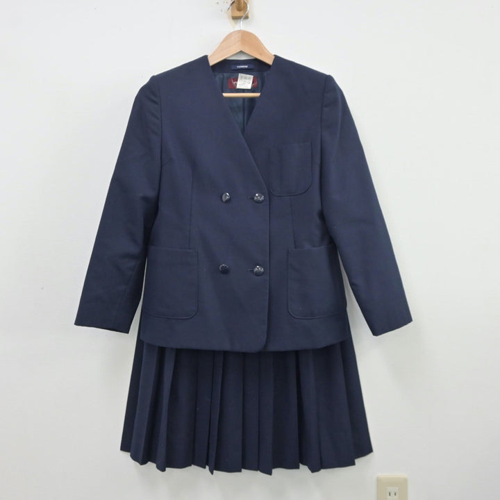 【中古】埼玉県 南浦和中学校 女子制服 4点（ブレザー・ベスト・スカート）sf013525