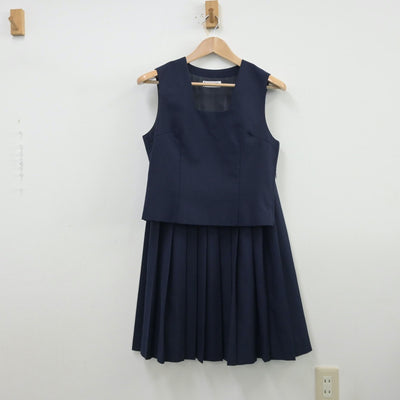 【中古】埼玉県 南浦和中学校 女子制服 4点（ブレザー・ベスト・スカート）sf013525