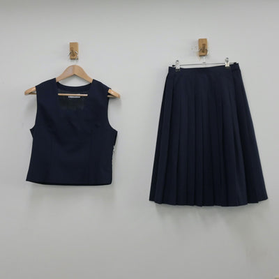 【中古】埼玉県 南浦和中学校 女子制服 4点（ブレザー・ベスト・スカート）sf013525