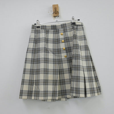 【中古】東京都 中央大学杉並高等学校 女子制服 2点（シャツ・スカート）sf013526