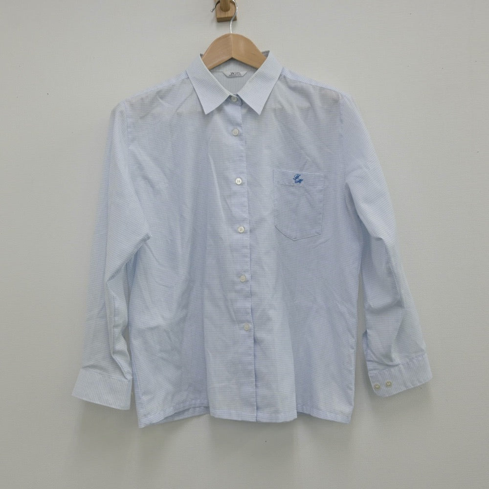 【中古】富山県 伏木高等学校 女子制服 3点（シャツ・ニット・スカート）sf013531