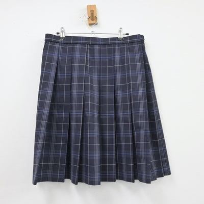 【中古】富山県 伏木高等学校 女子制服 3点（シャツ・ニット・スカート）sf013531