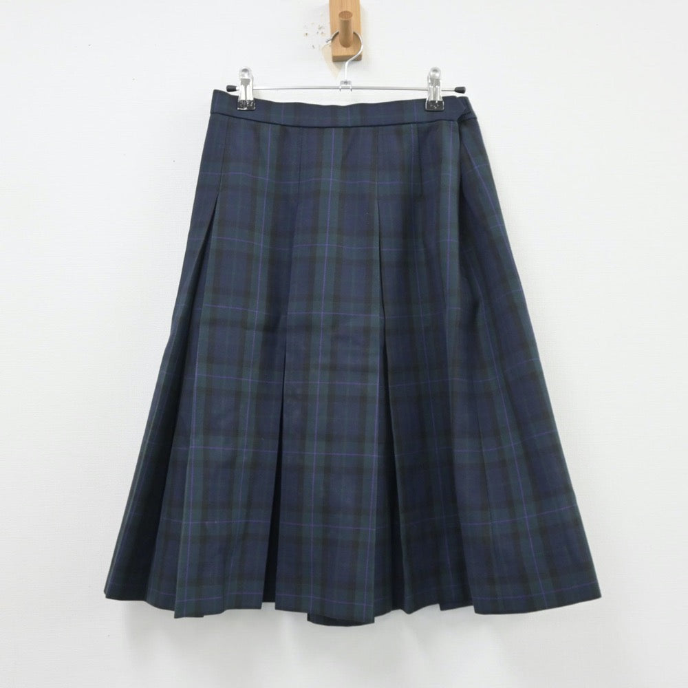 【中古】大阪府 枚方市第三中学校 女子制服 2点（シャツ・スカート）sf013539