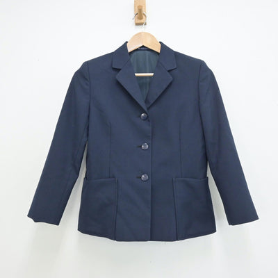 【中古】神奈川県 鎌倉市立玉縄中学校 女子制服 2点（ブレザー・スカート）sf013557