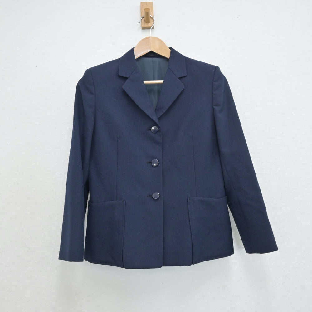 【中古】神奈川県 鎌倉市立玉縄中学校 女子制服 2点（ブレザー・スカート）sf013558