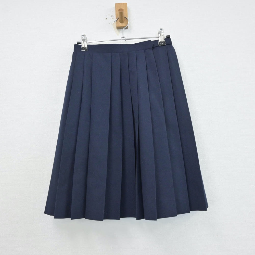 【中古】神奈川県 鎌倉市立玉縄中学校 女子制服 2点（ブレザー・スカート）sf013558