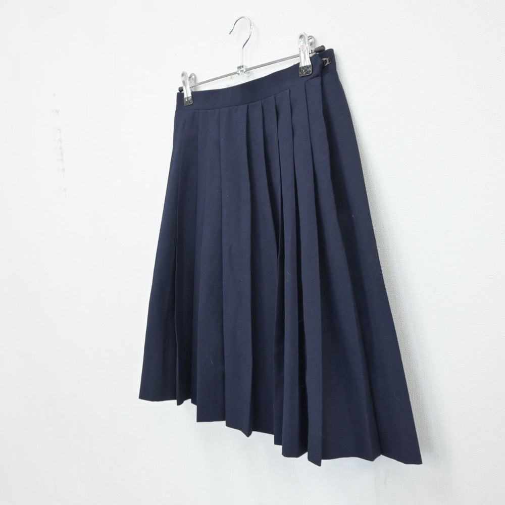 【中古】神奈川県 鎌倉市立玉縄中学校 女子制服 2点（スカート・スカート）sf013559