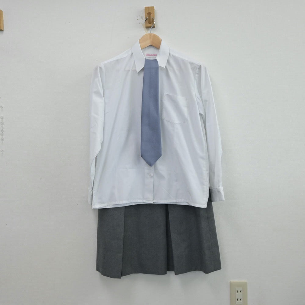 【中古】神奈川県 川崎市立東高津中学校 女子制服 5点（ブレザー・シャツ・スカート）sf013571