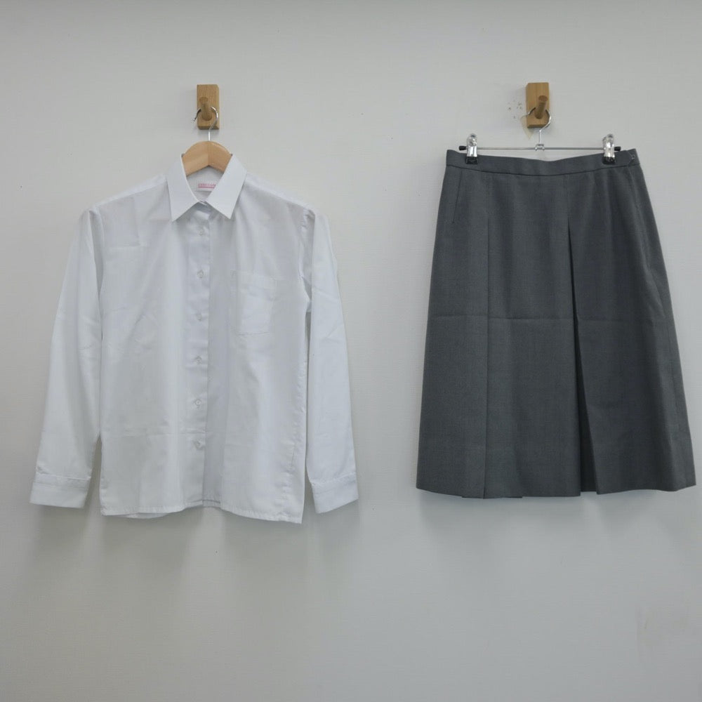 【中古】神奈川県 川崎市立東高津中学校 女子制服 5点（ブレザー・シャツ・スカート）sf013571