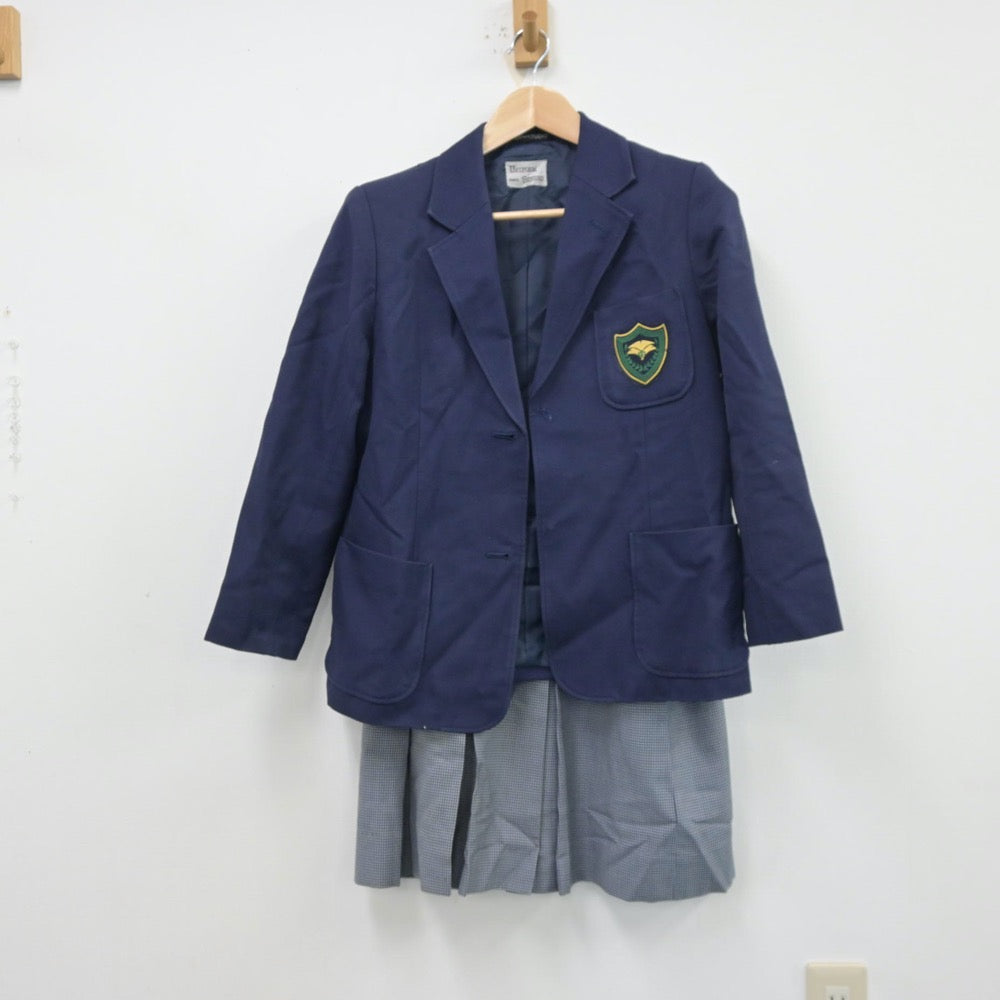 【中古】東京都 大田区立田園調布中学校 女子制服 5点（ブレザー・ベスト・スカート）sf013576