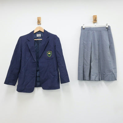 【中古】東京都 大田区立田園調布中学校 女子制服 5点（ブレザー・ベスト・スカート）sf013576