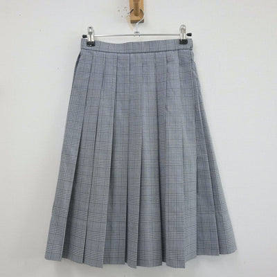 【中古】東京都 普連土学園高等学校 女子制服 2点（ニットベスト・スカート）sf013587