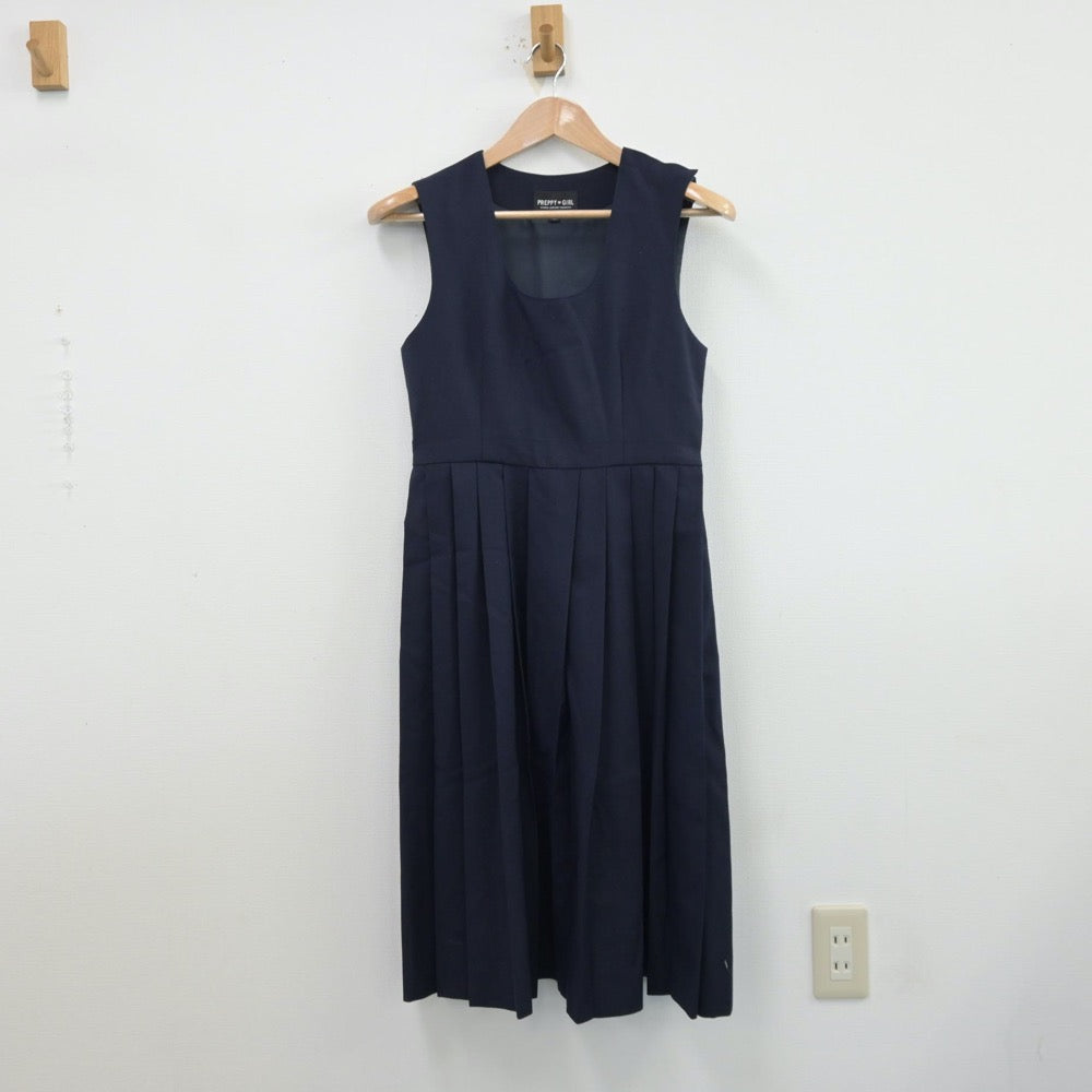 【中古】熊本県 熊本市立西山中学校 女子制服 3点（セーラー服・ジャンパースカート）sf013600