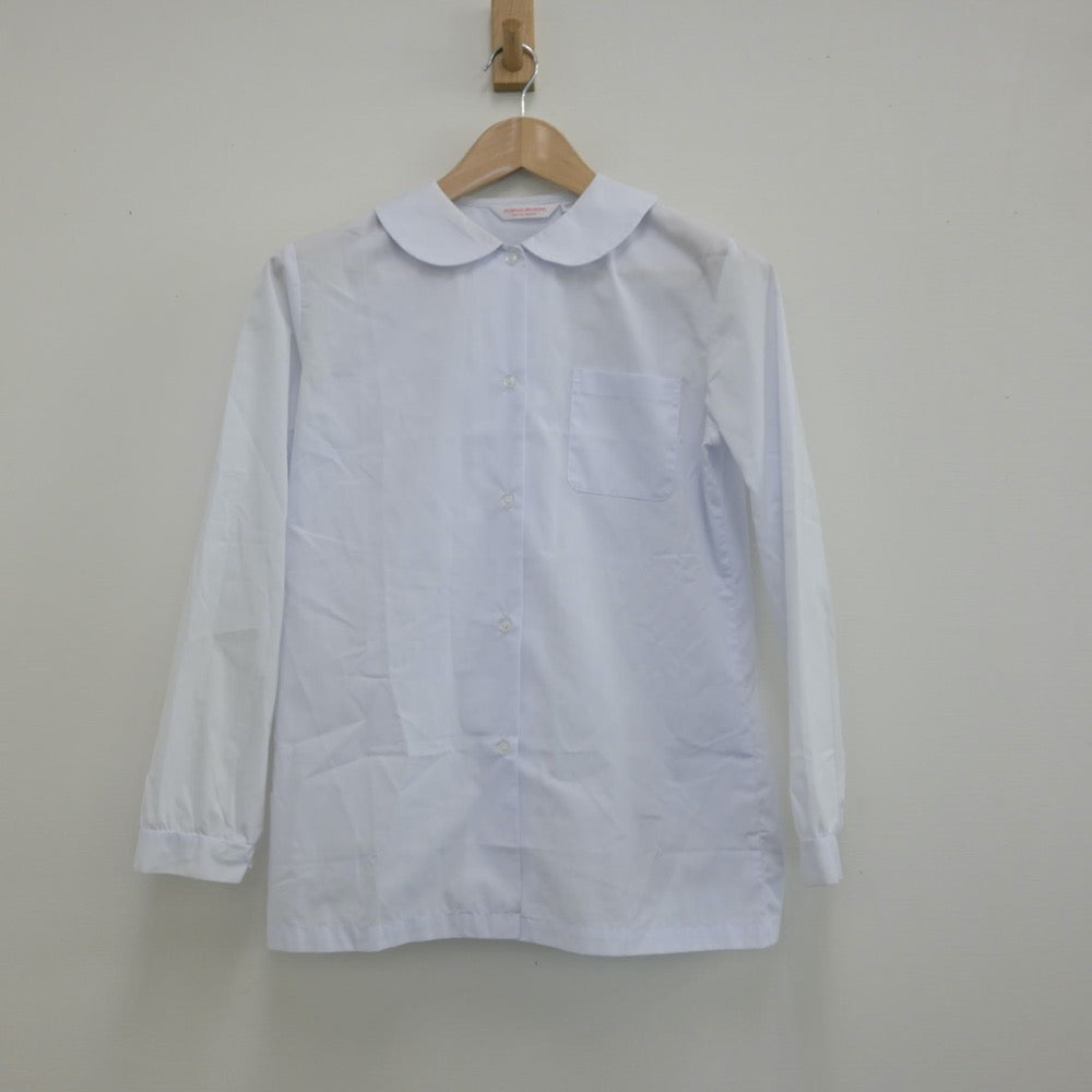 【中古】熊本県 熊本市立西山中学校 女子制服 2点（シャツ・ジャンパースカート）sf013603