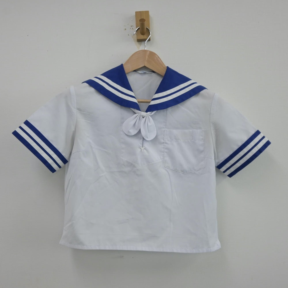 【中古】熊本県 熊本市立西山中学校 女子制服 2点（セーラー服）sf013604