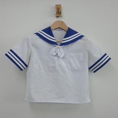 【中古】熊本県 熊本市立西山中学校 女子制服 2点（セーラー服）sf013604