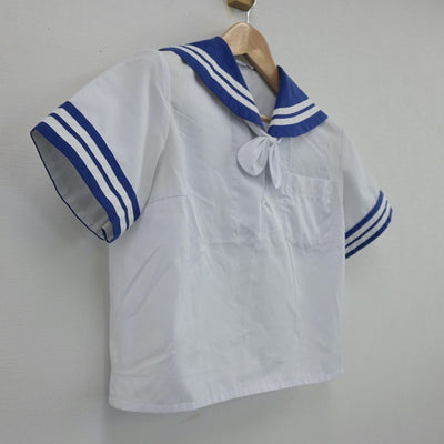 【中古】熊本県 熊本市立西山中学校 女子制服 2点（セーラー服）sf013604