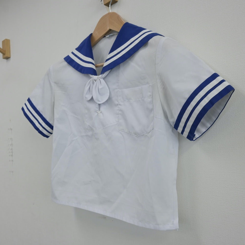 【中古】熊本県 熊本市立西山中学校 女子制服 2点（セーラー服）sf013604