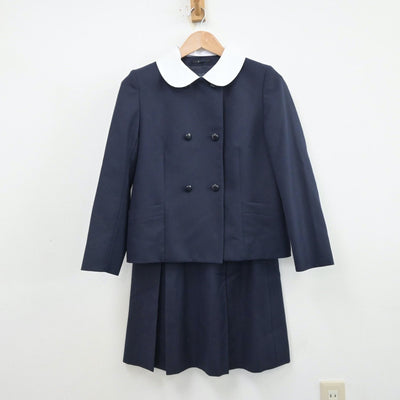 【中古】福島県 会津若松市立第三中学校 女子制服 2点（ブレザー・スカート）sf013606