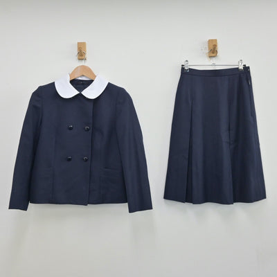 【中古】福島県 会津若松市立第三中学校 女子制服 2点（ブレザー・スカート）sf013606