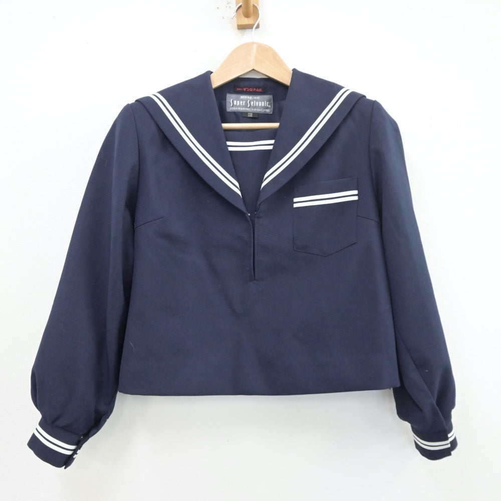 【中古】静岡県 高洲中学校 女子制服 1点（セーラー服）sf013614