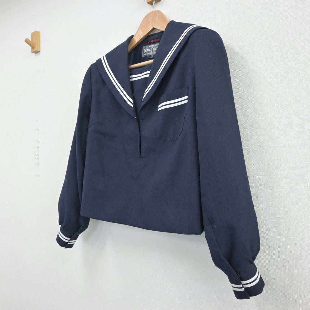 【中古】静岡県 高洲中学校 女子制服 1点（セーラー服）sf013614