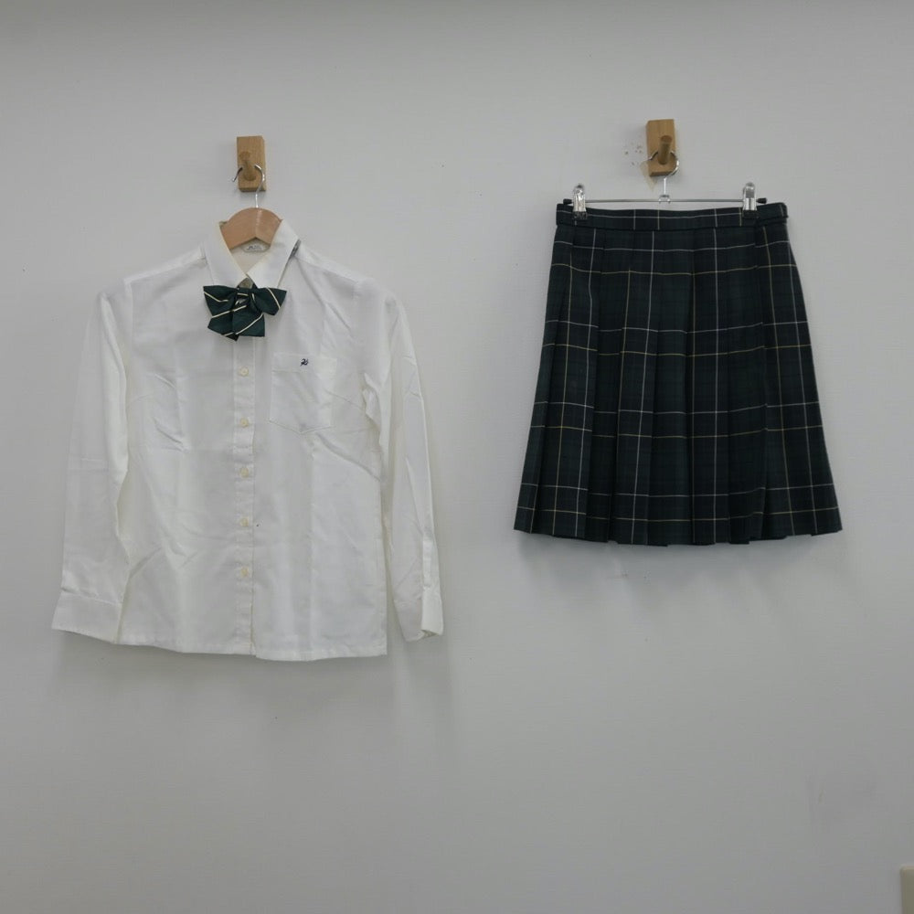 【中古】神奈川県 向上高等学校 女子制服 5点（ブレザー・シャツ・ニット・スカート）sf013615