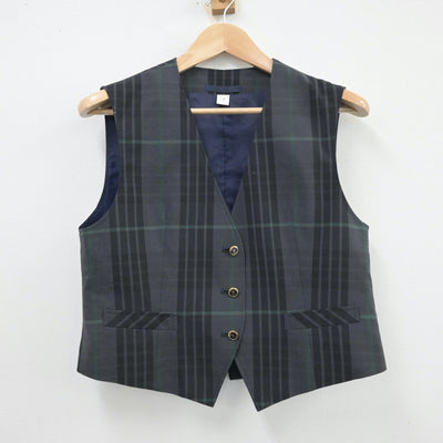 【中古】千葉県 専修大学附属松戸高等学校 女子制服 2点（ベスト）sf013634