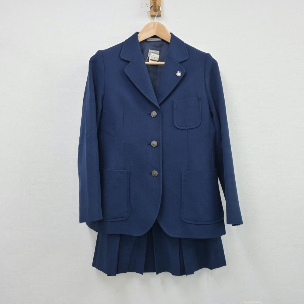 【中古】北海道 北海道釧路北高等学校 女子制服 3点（ブレザー・ベスト・スカート）sf013639