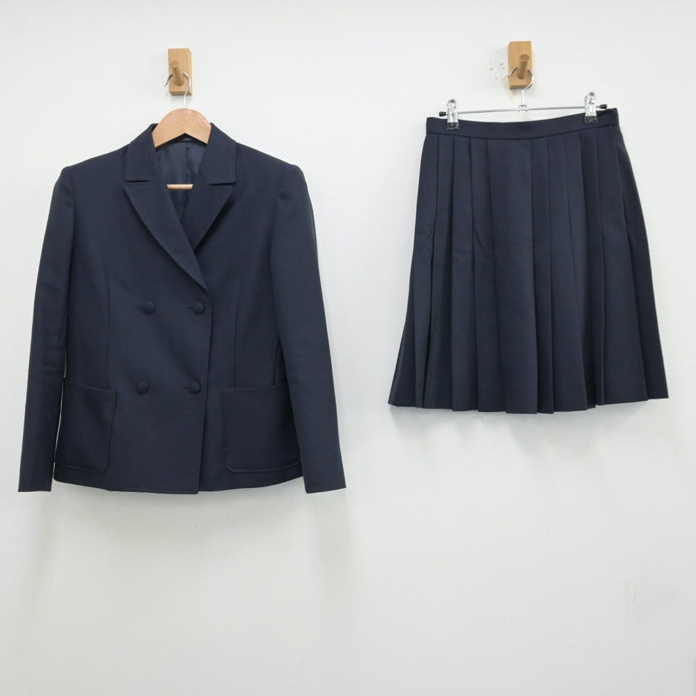 【中古】東京都 都立青山高等学校 女子制服 3点（ブレザー・スカート）sf013640